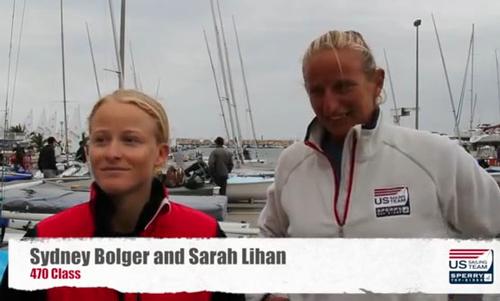 Sydney Bolger and Sarah Lihan USA 470 sailors © Jean-Marie Liot